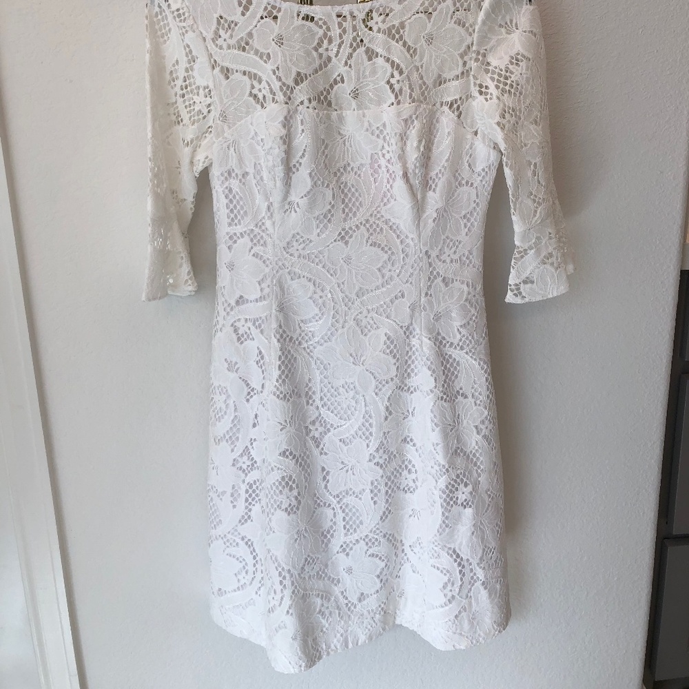 Lilly Pulitzer White Lace Dress